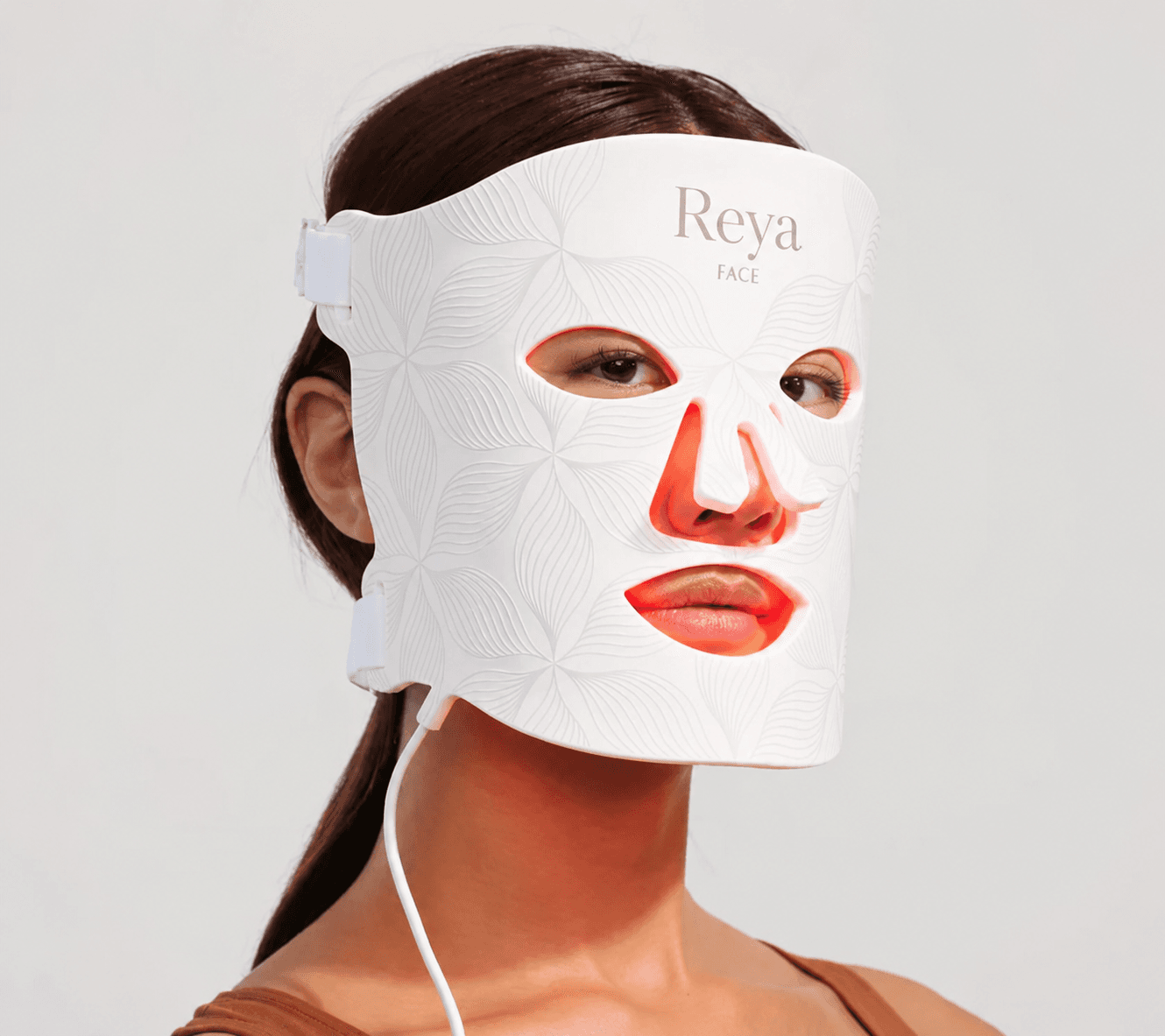 Reya LED Face Mask in White